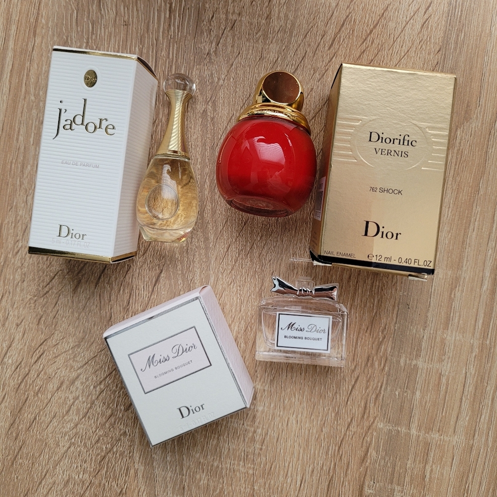 Dior Perfume and Nail Polish Set